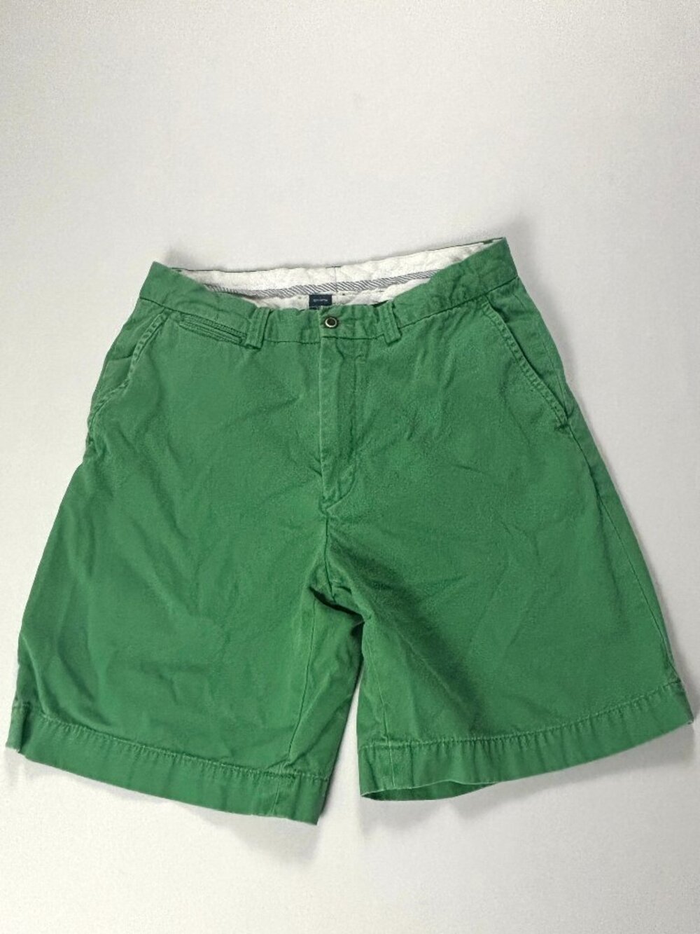 Vintage Polo Ralph Lauren Mens Chino Shorts Green Sz 33 Cotton